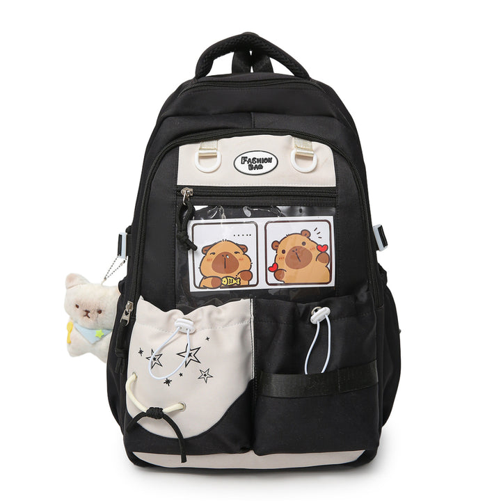 Cartoon Character Print School Backpack Stornfield