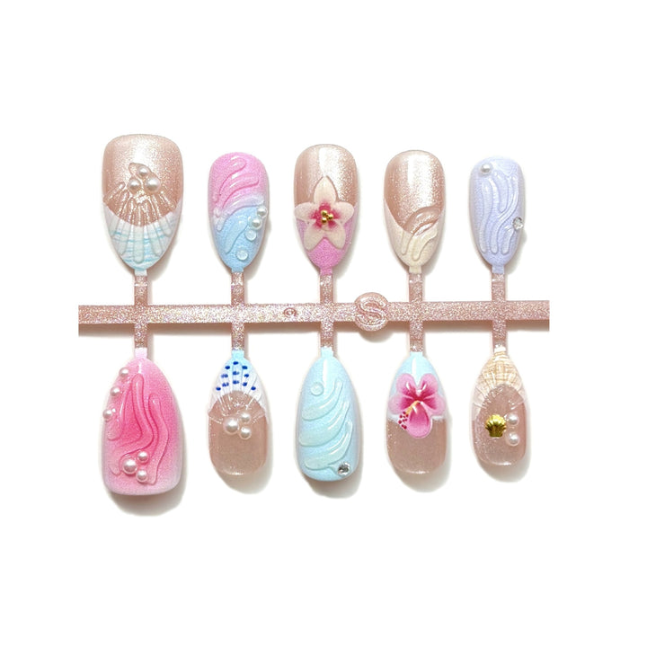 Artistic Themed Press-On Nail Set 1790745583