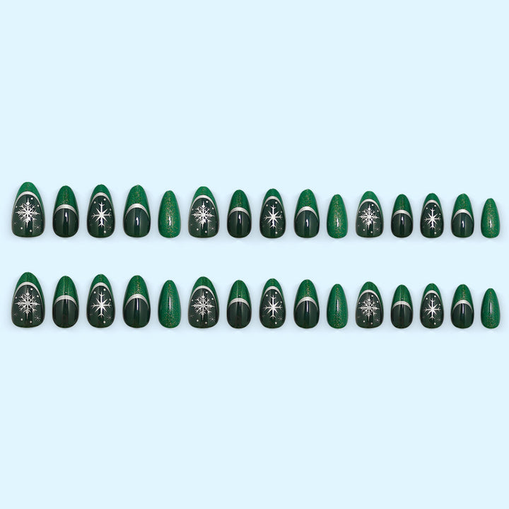 High-quality artificial nails in winter design Stornfield