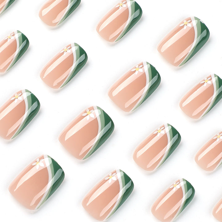 Artificial nails with floral design Stornfield