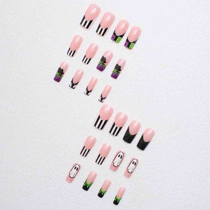 Halloween-Inspired Press-On Nail Art Stornfield