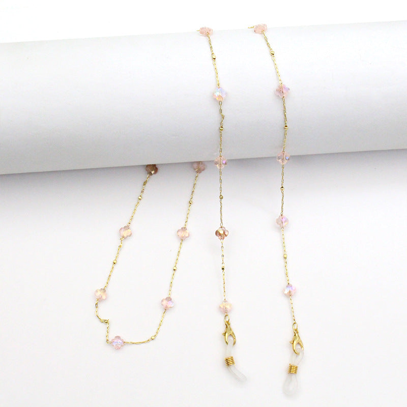 Elegant Crystal-Designed Eyewear Chain Stornfield