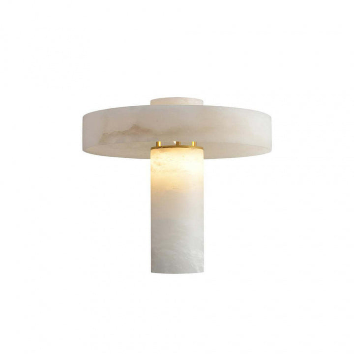 Modern Alabaster Nightstand Lamp