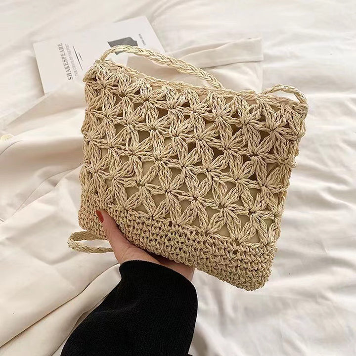 Crocheted Shoulder Bag Made of Natural Material Stornfield