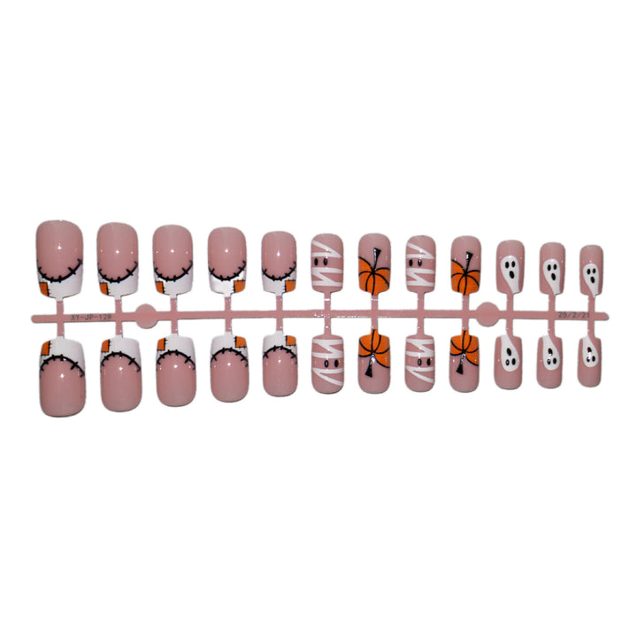 Artistic Halloween-Themed Nail Art Set