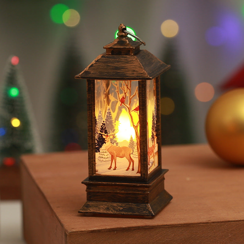 Nostalgic Christmas lantern with LED light Stornfield