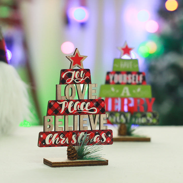 Decorative Christmas tree table item Stornfield