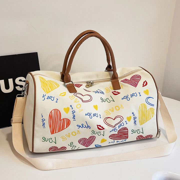 Graphic Print Travel Duffel Bag Stornfield