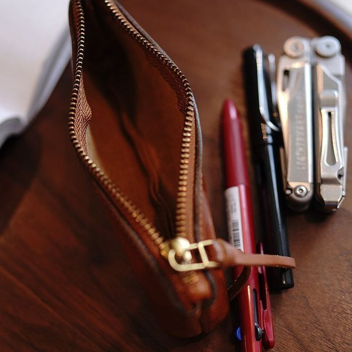Premium Leather Pencil Pouch Stornfield