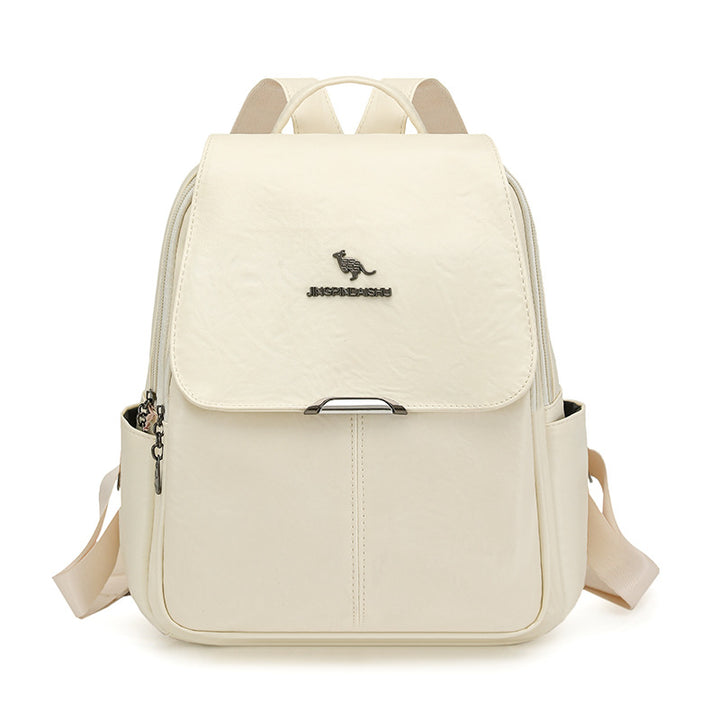 Durable Multi-Functional Leather Backpack Stornfield
