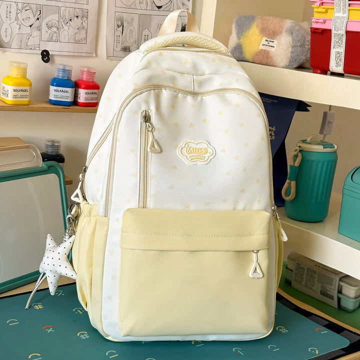 Star Print Casual Backpack Stornfield