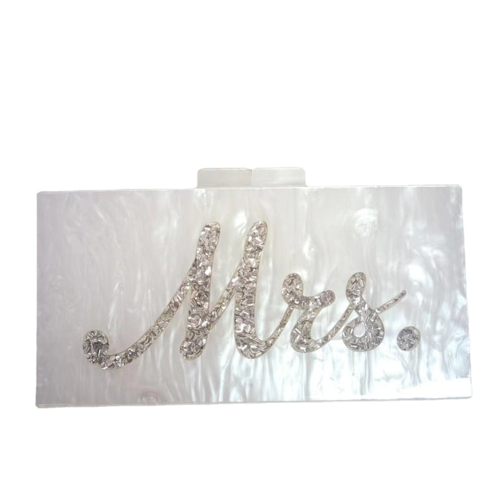 Elegant Acrylic Structured Handbag