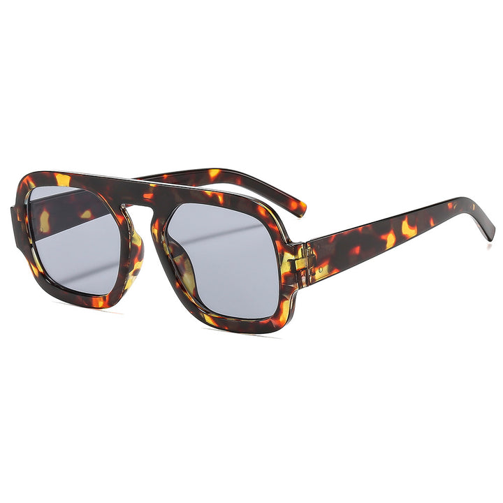 Men's Bold Retro-Inspired Square Sunglasses Stornfield