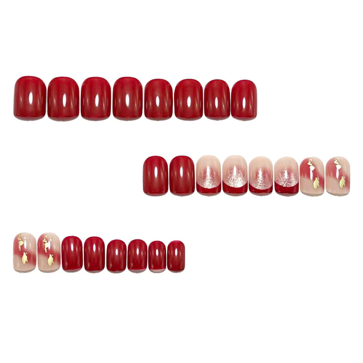 Artificial nails with glamorous glitter accents Stornfield