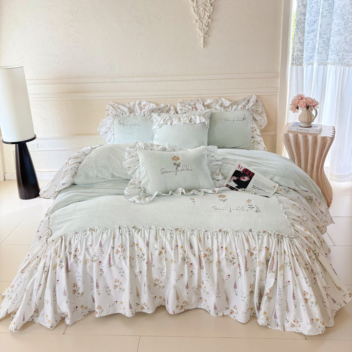 Cotton-linen bedding set