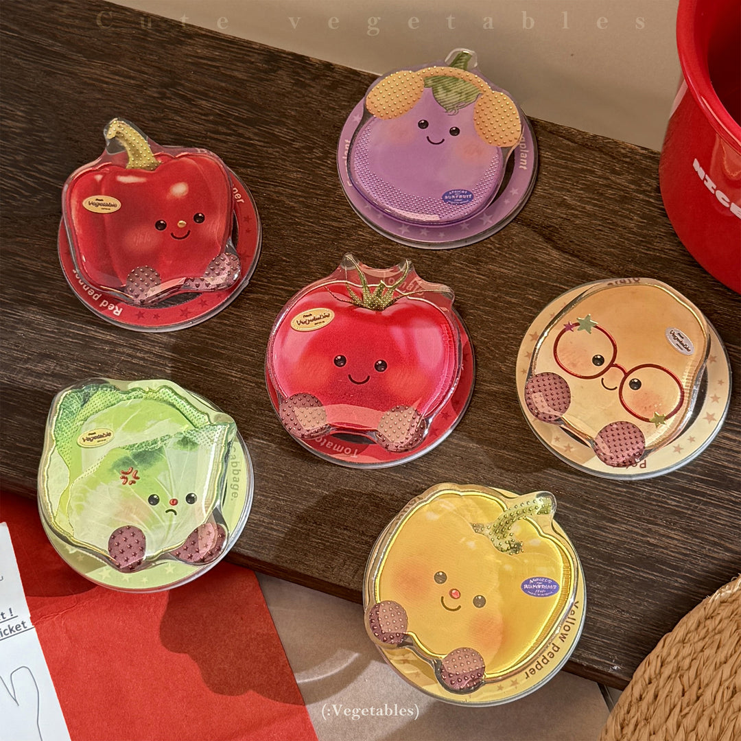 Funny coaster in eggplant design Stornfield