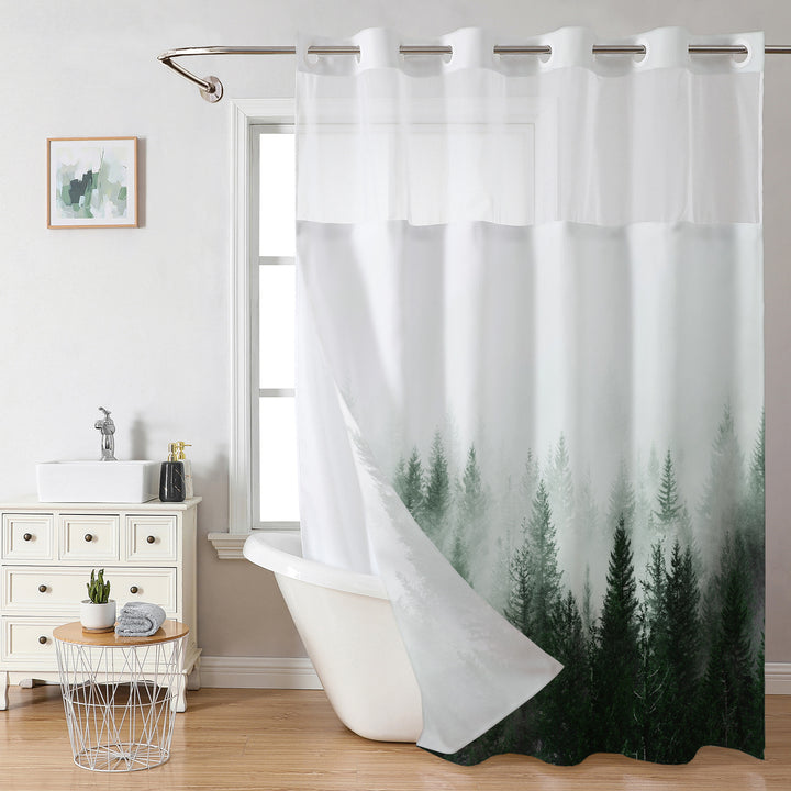 Forest Landscape Shower Curtain Stornfield