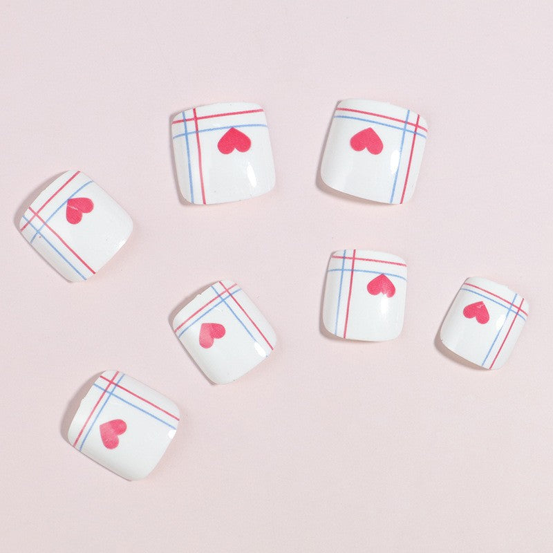 Artistic Floral Press-On Nail Art Set Stornfield