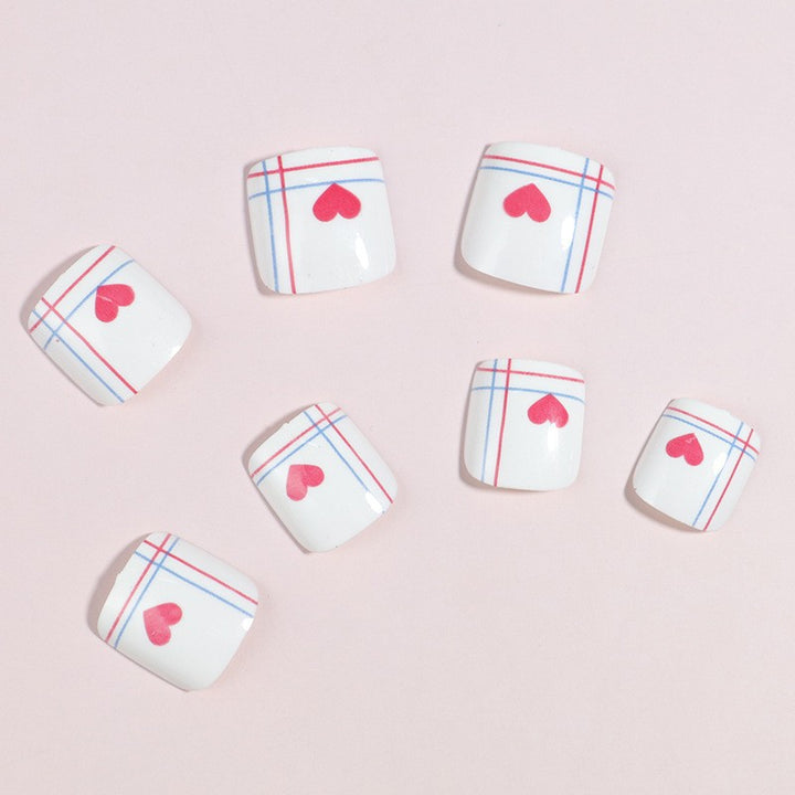 Artistic Floral Press-On Nail Art Set Stornfield