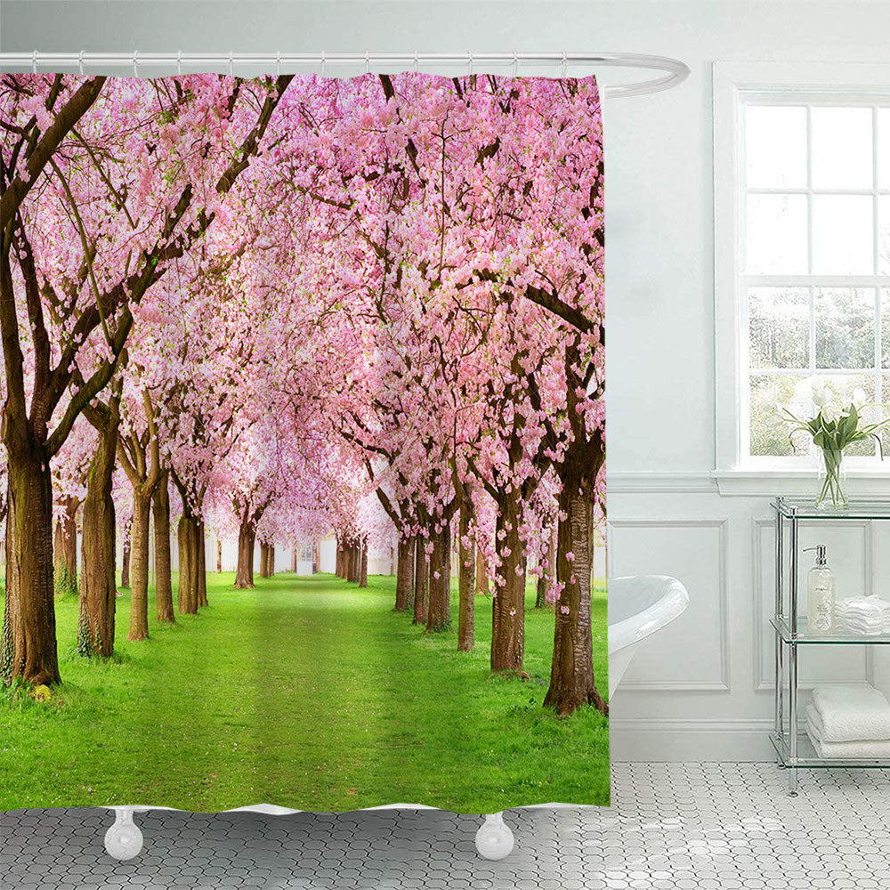 Floral Cherry Blossom Shower Curtain Stornfield