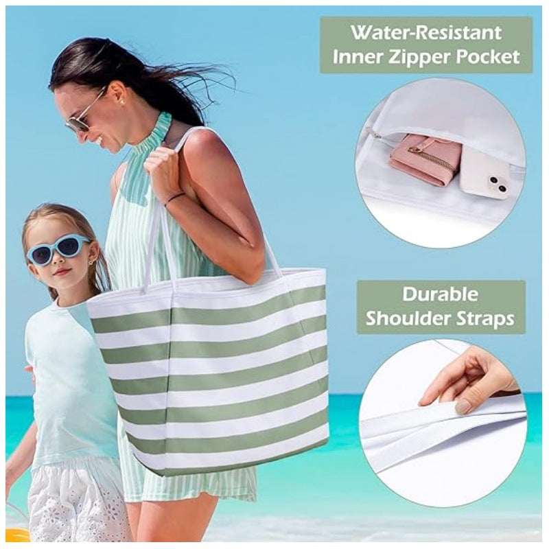 Beach bag with large storage space and water-repellent material Stornfield