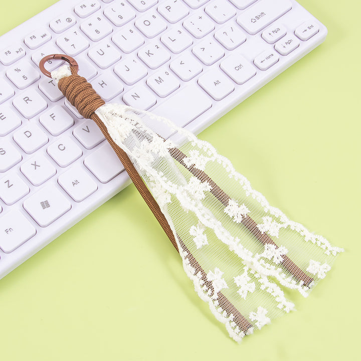 Elegant Lace Tassel Keychain Stornfield
