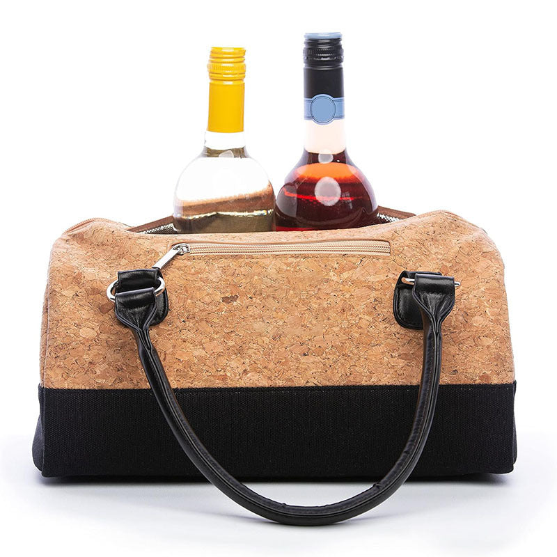 Ladies Elegant Wine Transport Bag with Insulating Lining Stornfield