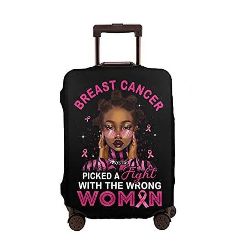 Women's hard-shell suitcase with unique skull and rose design Stornfield
