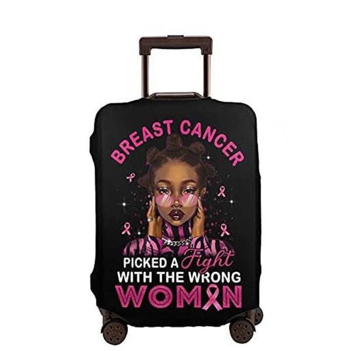 Women's hard-shell suitcase with unique skull and rose design Stornfield