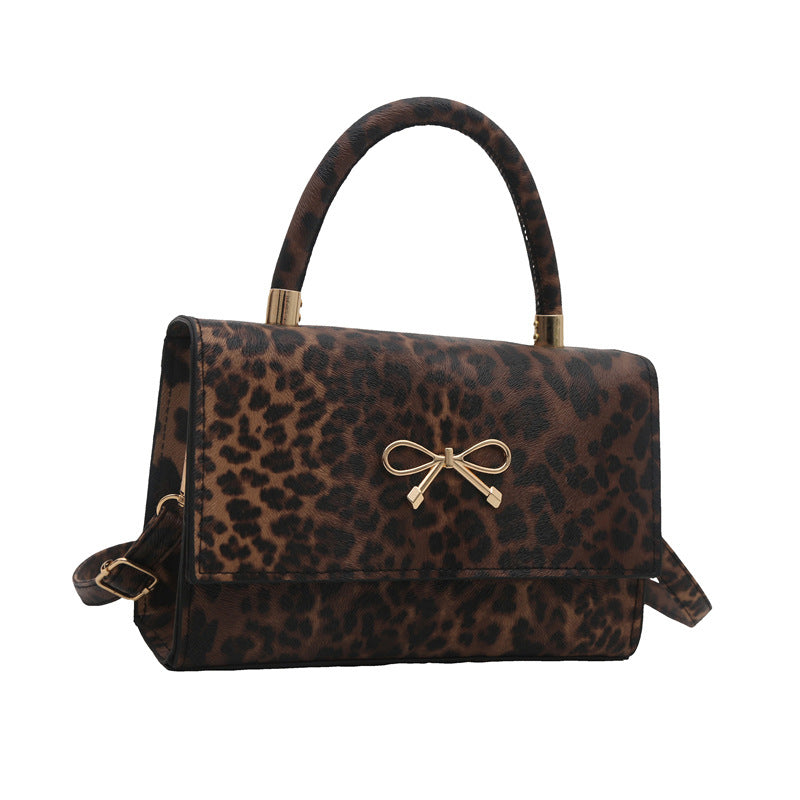 Stylish Animal Print Top Handle Handbag Stornfield
