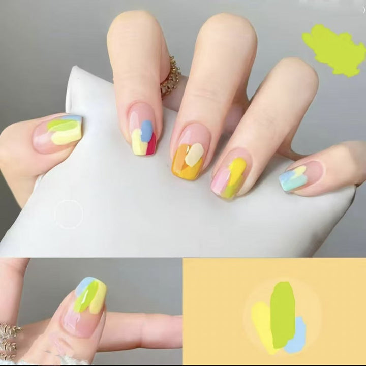 Artistic Abstract Nail Art Set Stornfield
