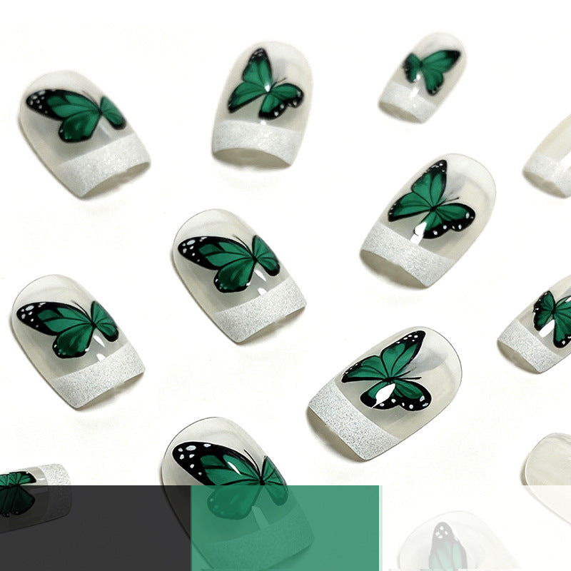 Butterfly-Themed Nail Art Enhancements Stornfield