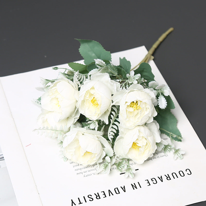 Lifelike Artificial Peony Bouquet