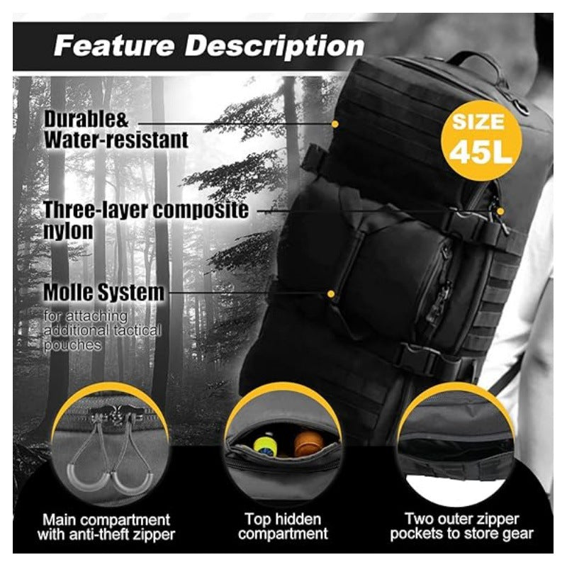 Tactical Duffel Bag with Multi-Compartment Storage Stornfield