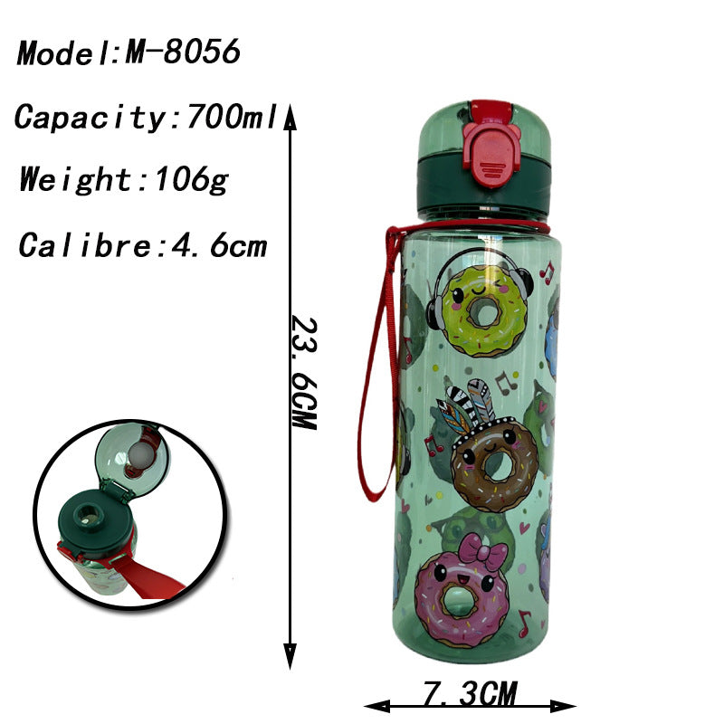 Ladies funny drinking bottle with motif print Stornfield