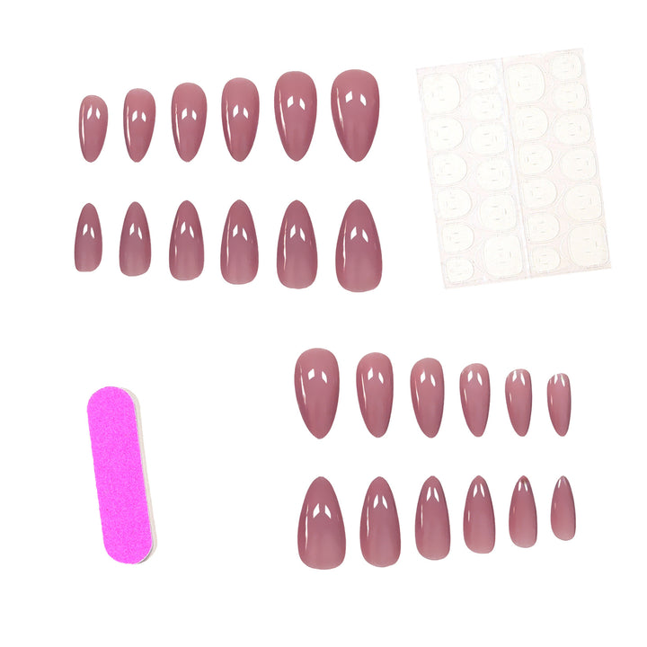 Almond-Shaped Gel Nail Enhancements Stornfield