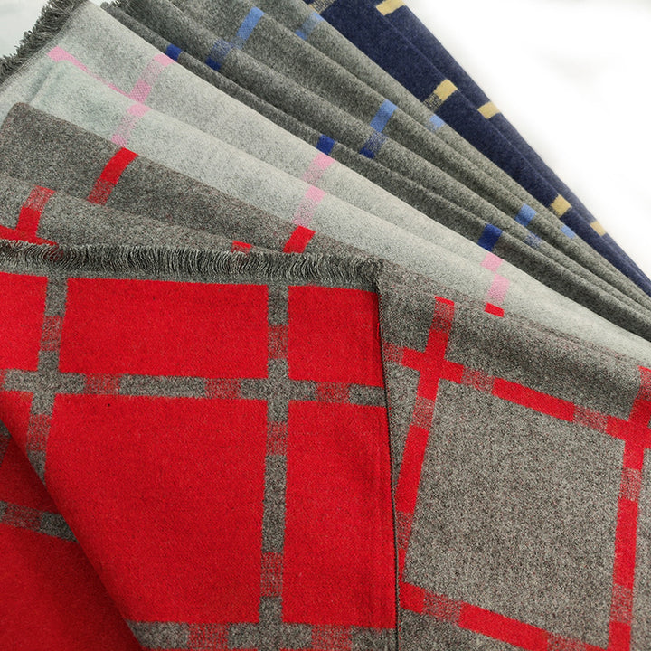 Ladies Elegant and Warm Scarf with Geometric Pattern Stornfield