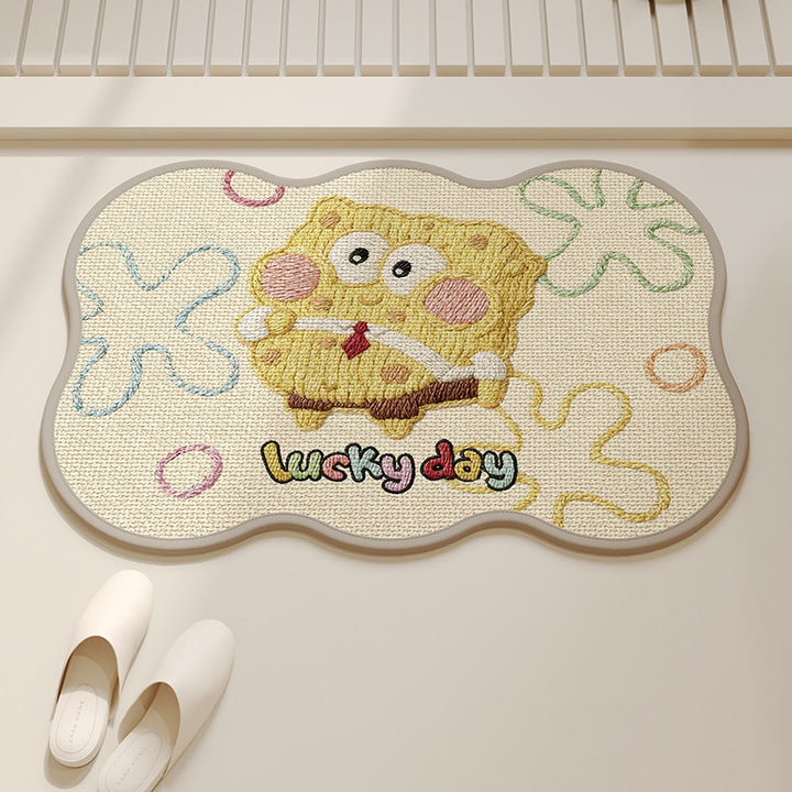 Playful Cartoon-Themed Area Rug