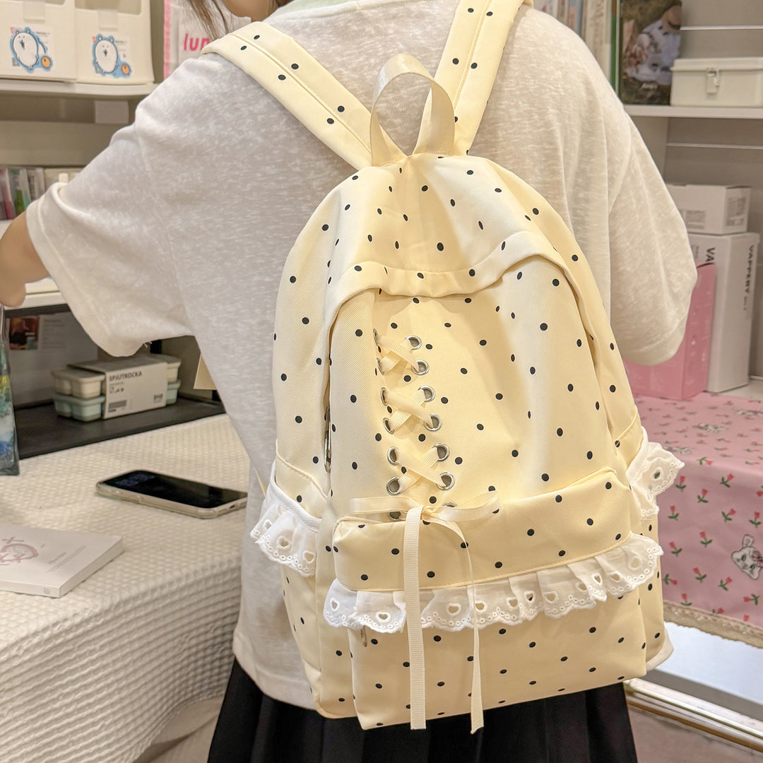 Stylish Lace-Up Backpack Stornfield