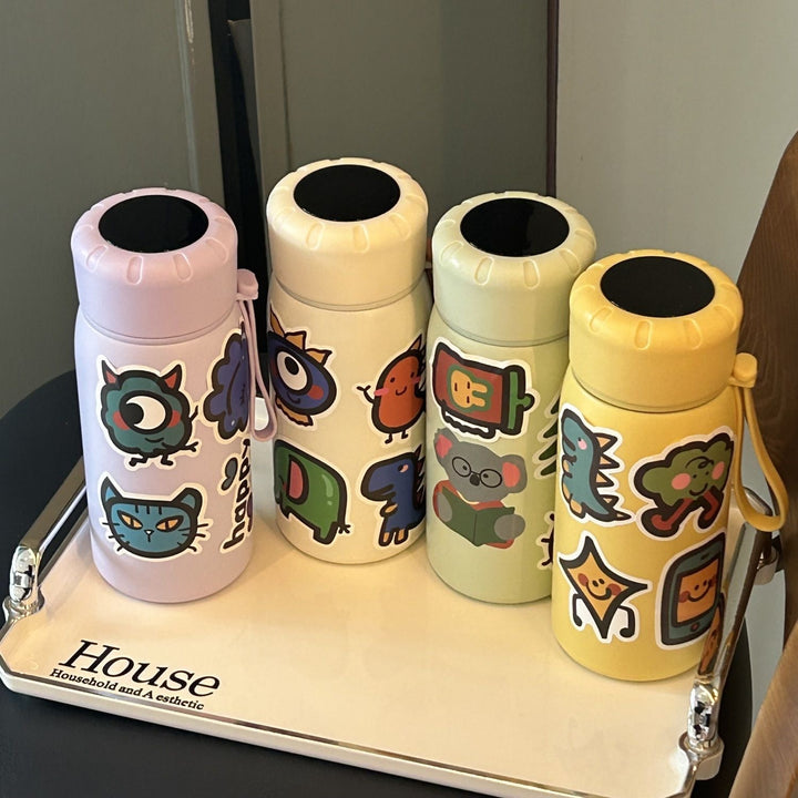 Ladies stylish water bottle with funny sticker motifs Stornfield
