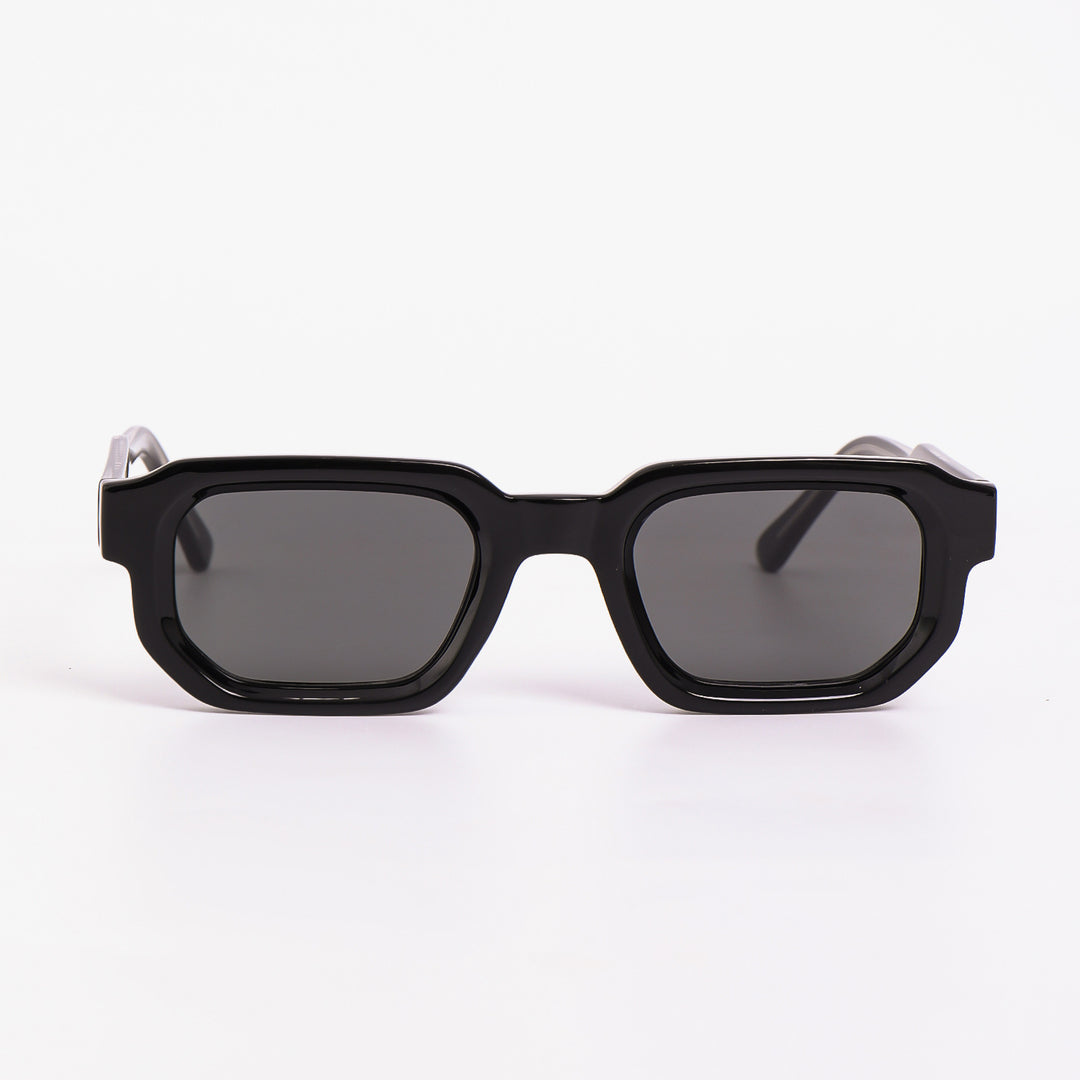 Women's sunglasses in a futuristic design with a shiny frame and fashionable lenses Stornfield