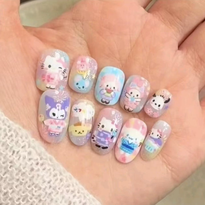 Creative Cartoon Press-On Nail Art Stornfield