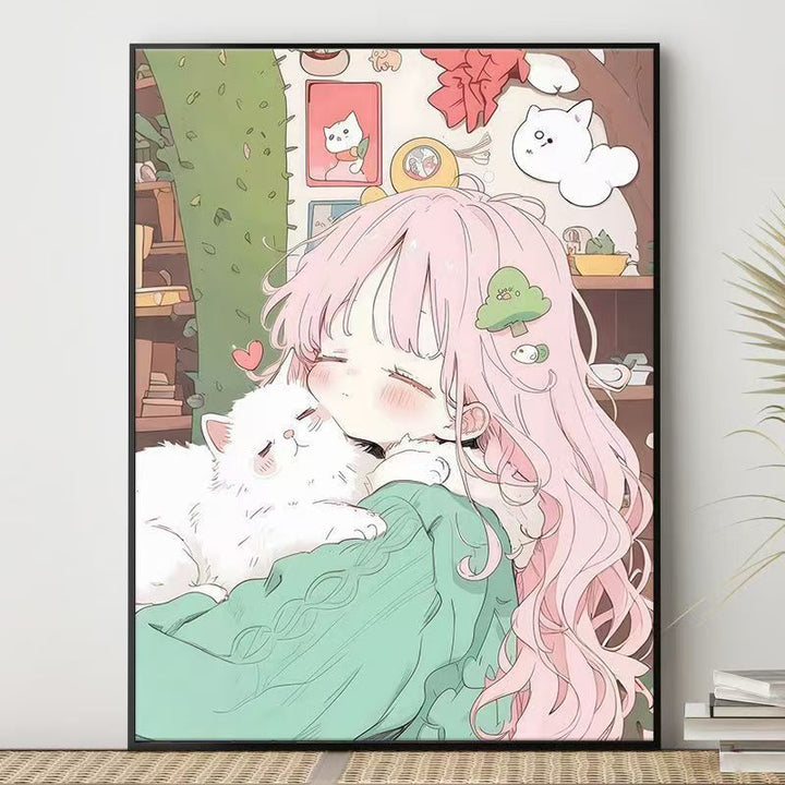 Cute Character Illustration Canvas Art Stornfield