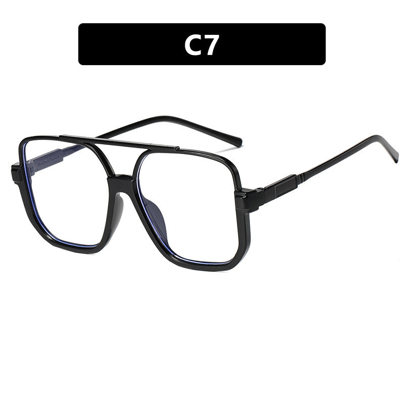 Women's trendy square sunglasses with transparent frame Stornfield