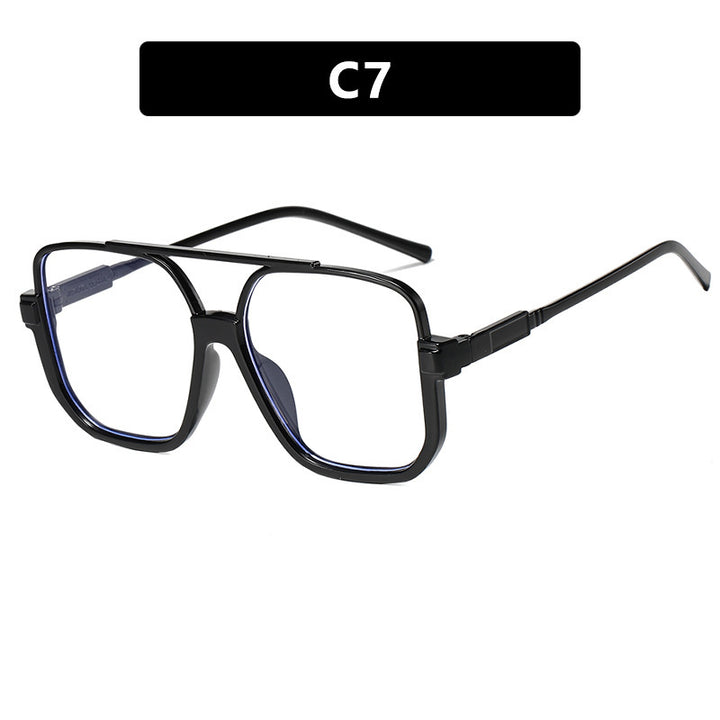 Women's trendy square sunglasses with transparent frame Stornfield