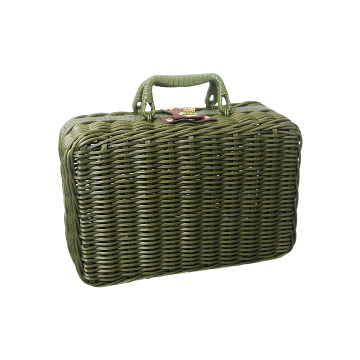 Handcrafted Woven Picnic Basket Stornfield 1787892945