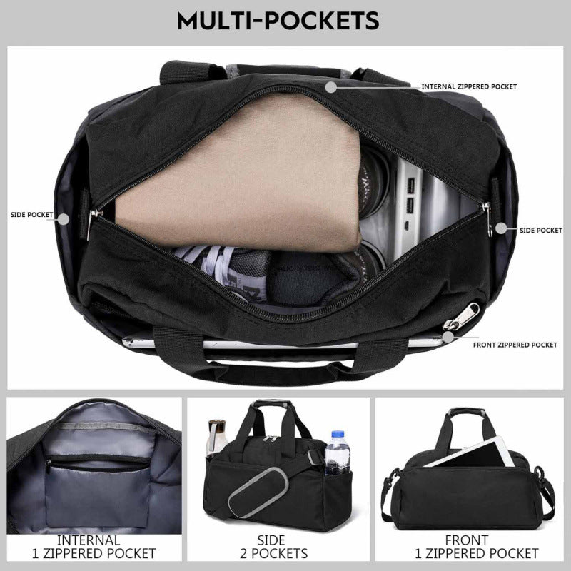Sporty Travel Bag with Removable Shoulder Strap Stornfield