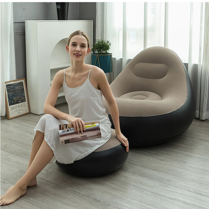 Women's Inflatable Comfort Sofa with Ergonomic Backrest Stornfield