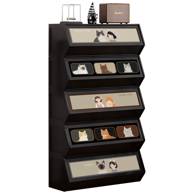 Storage unit with retractable front and friendly design Stornfield