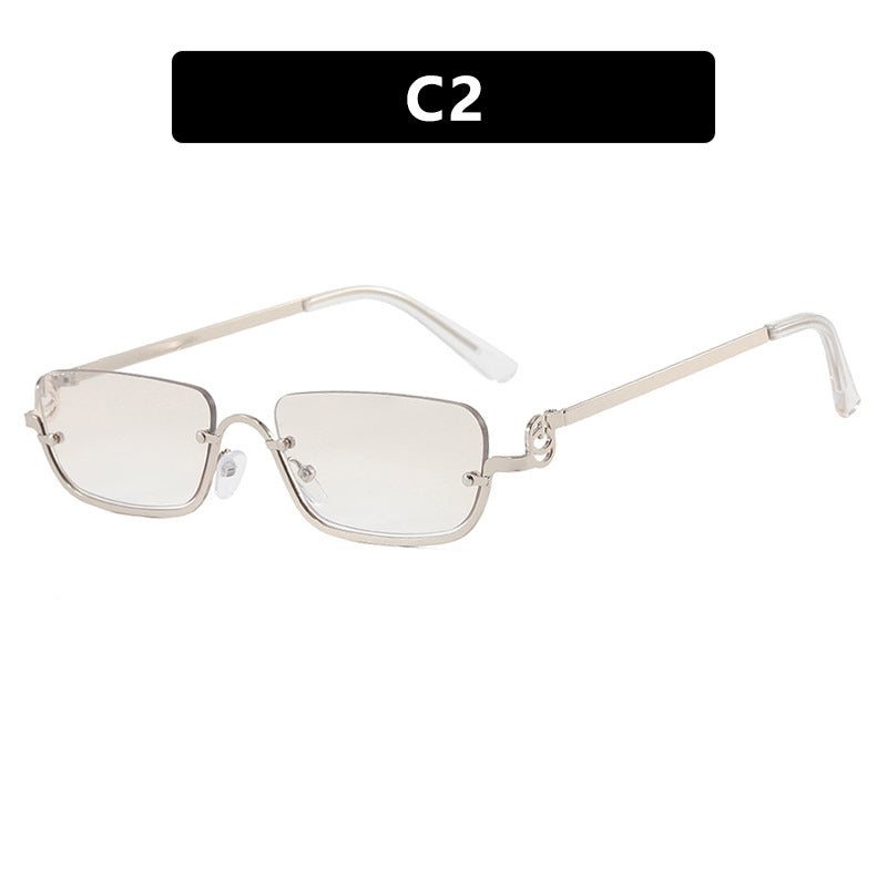 Women Fashionable Square Sunglasses with Elegant Metal Frame Stornfield